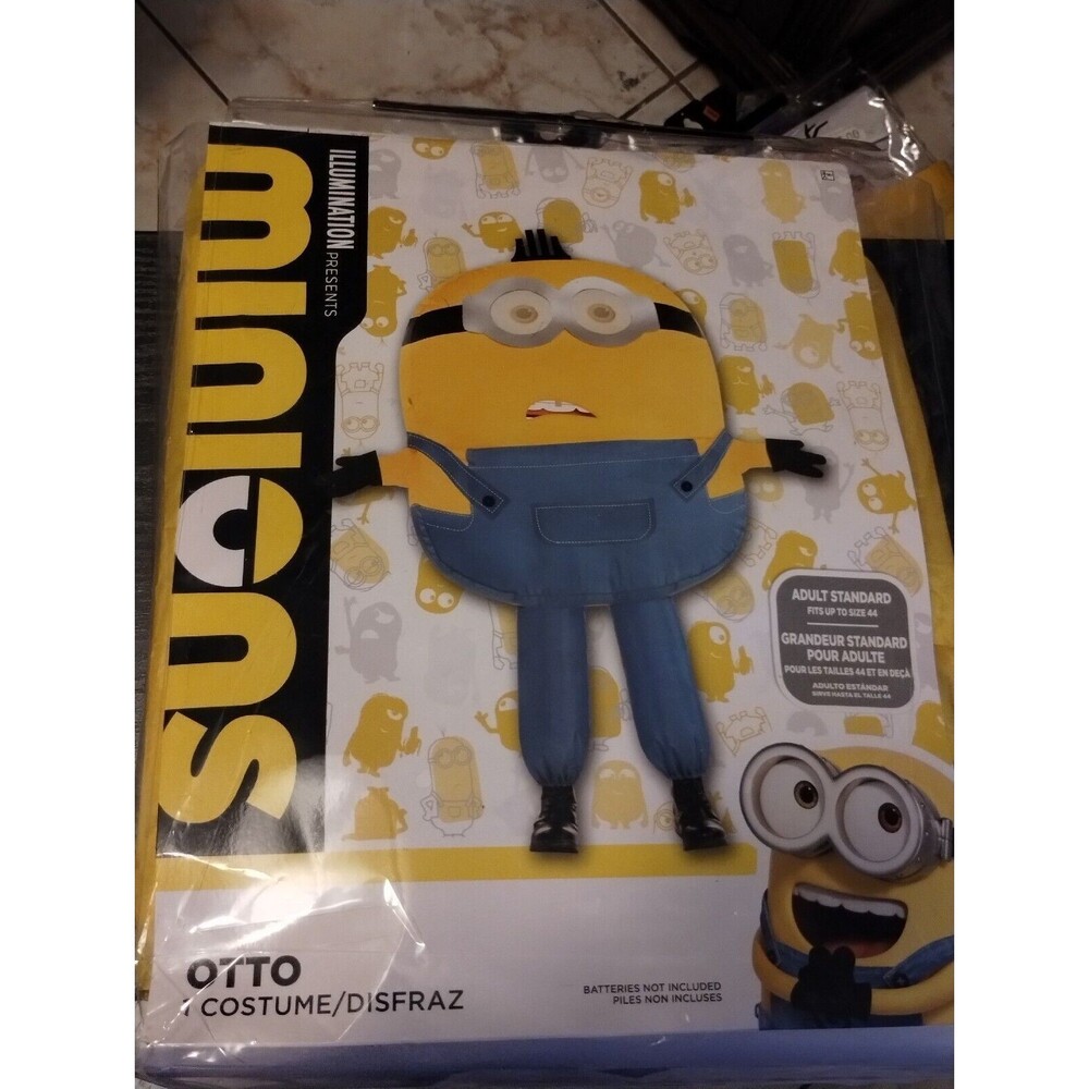 Illumination Minions Otto Halloween Costume Inflatable Jumpsuit Adult Standard